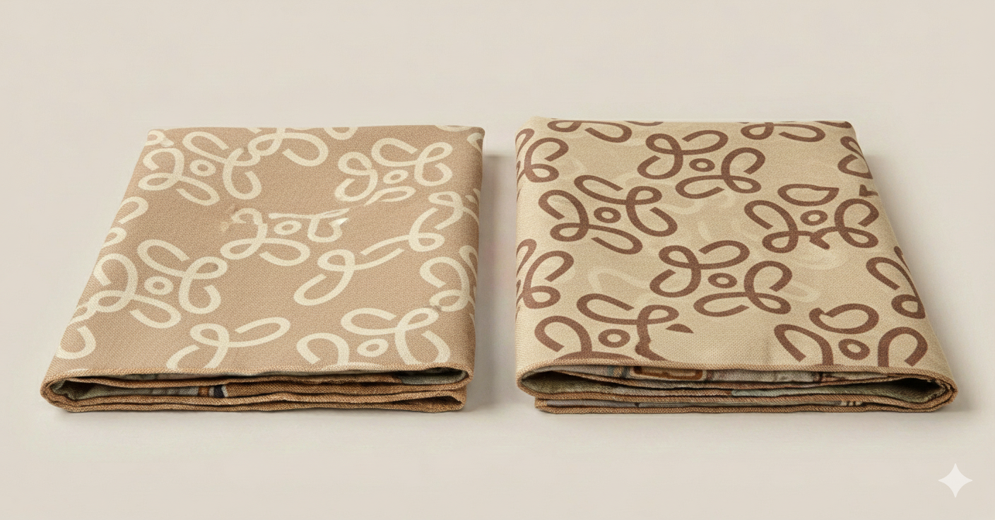 Jade Wool Shawl - Double sided