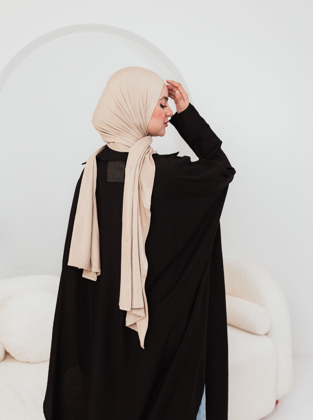 Long Linen Shirt - Black Color