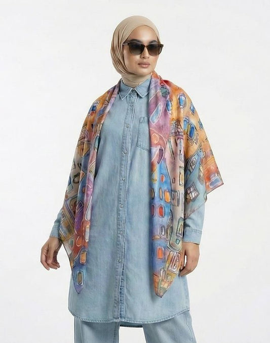 Beyout Wool Shawl - Double Sided