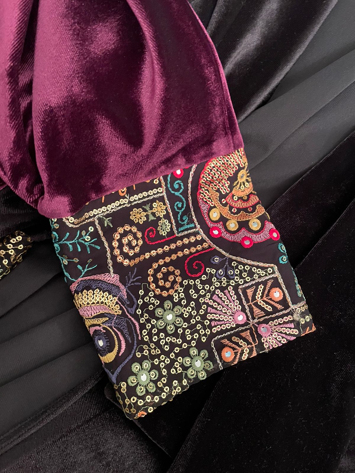 Ramadan Kuftan in Purple color