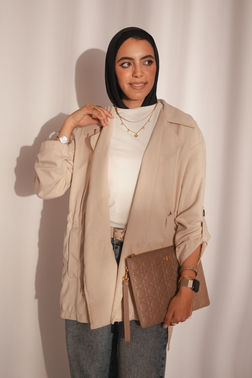 Mini scarf-Premium Cotton lycra with bandana