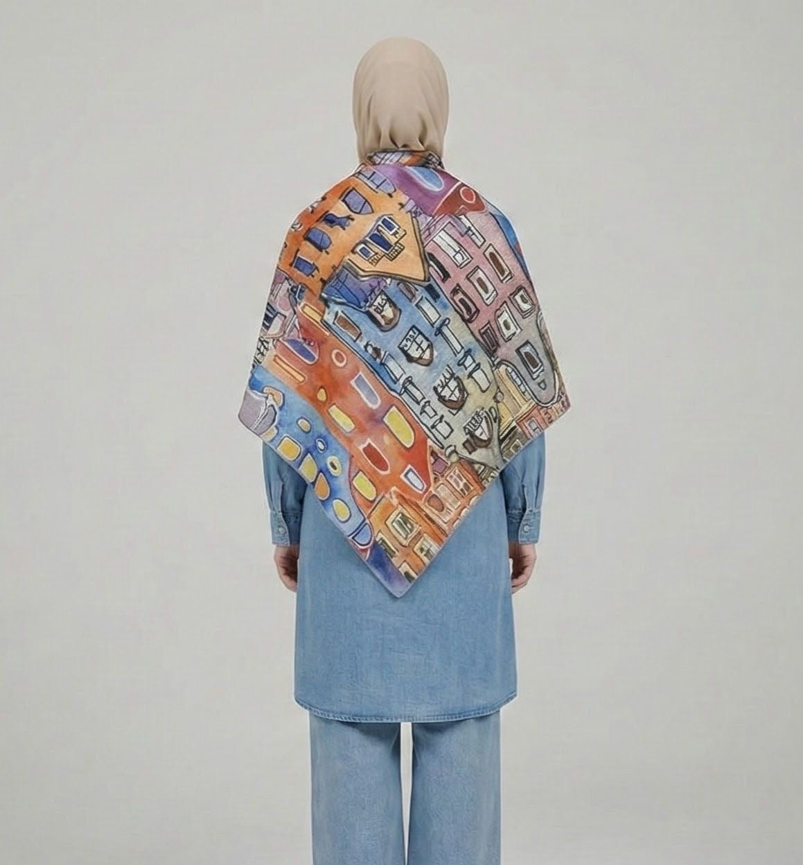 Beyout Wool Shawl - Double Sided