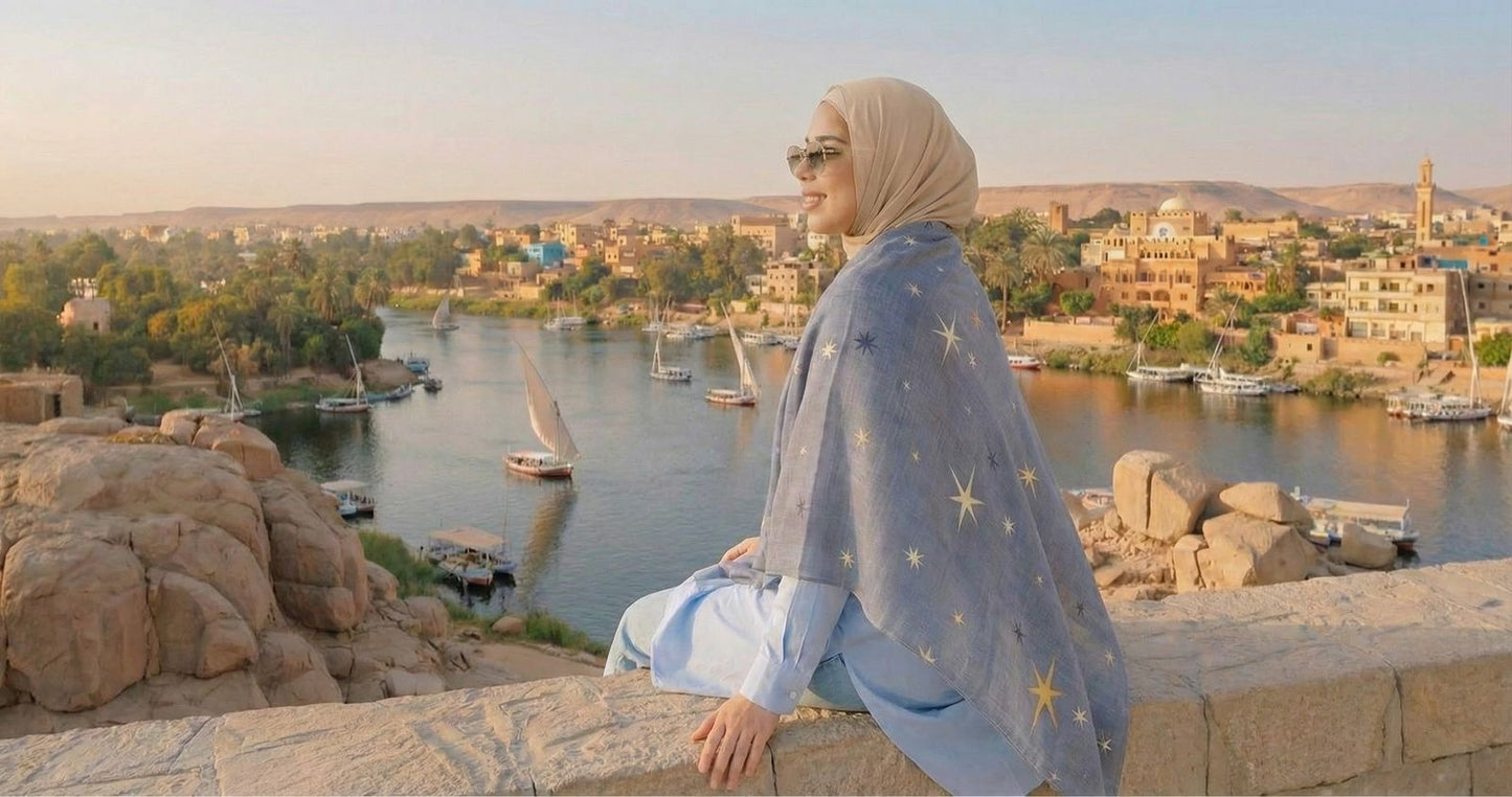 Beyout Wool Shawl - Double Sided