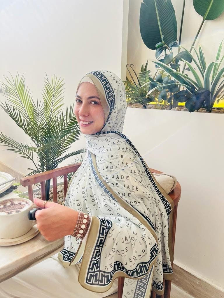 Jade Signature in chiffon