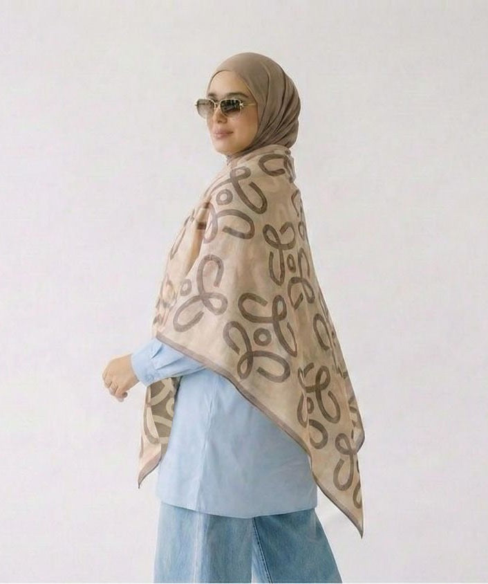 Jade Wool Shawl - Double sided