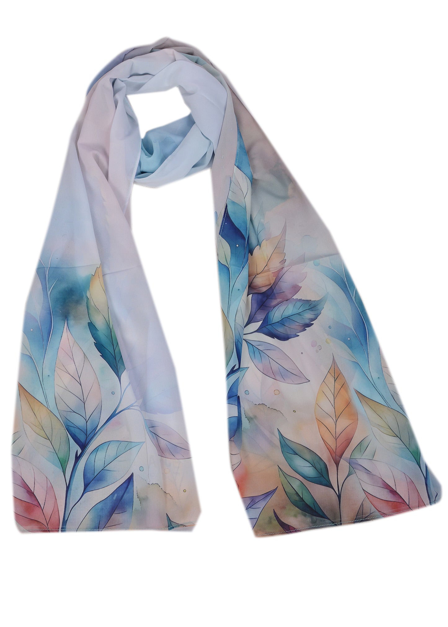Cloudy leaves in chiffon