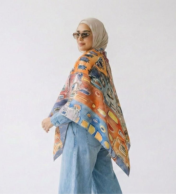 Beyout Wool Shawl - Double Sided