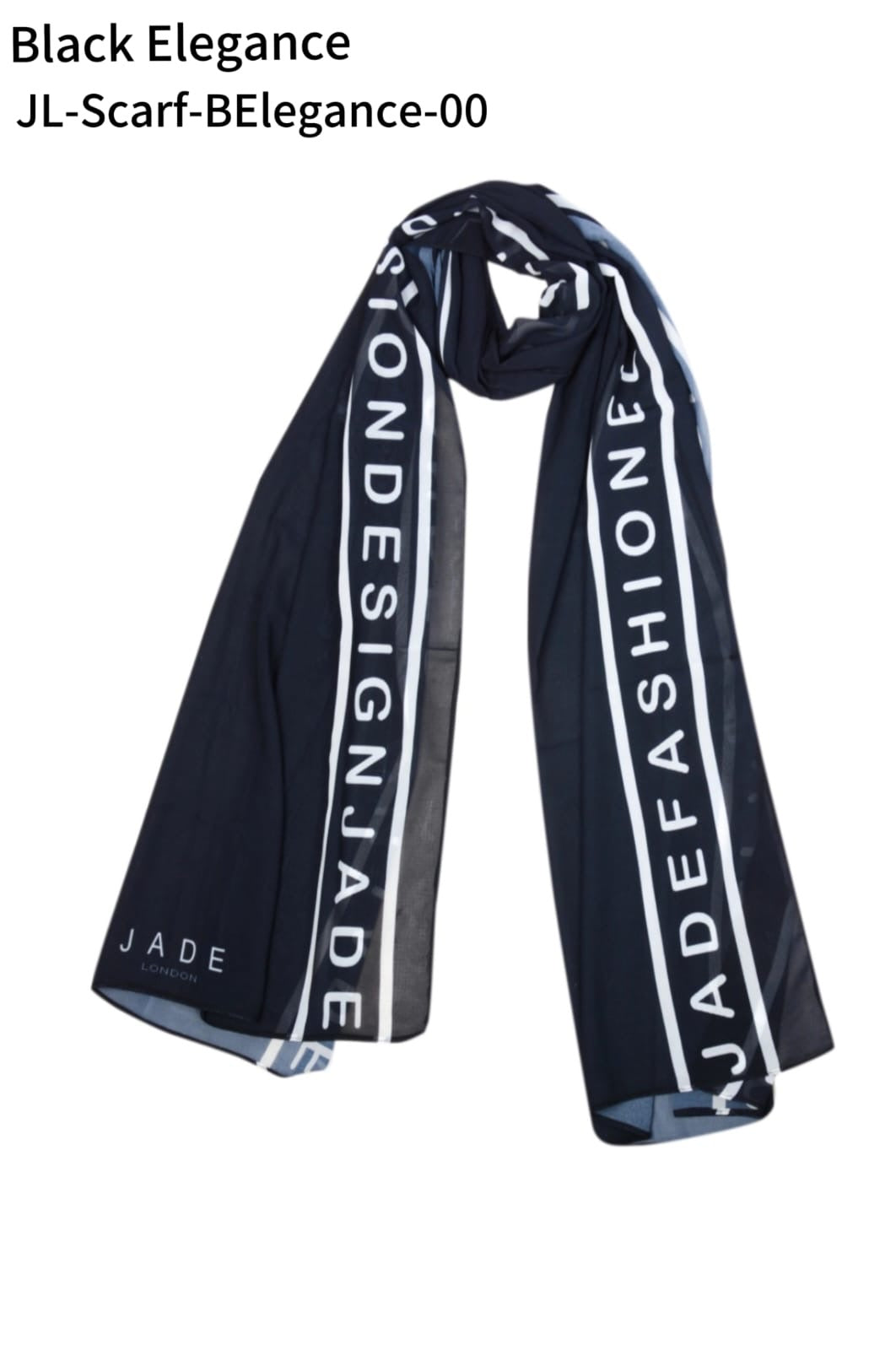 Black Elegance in chiffon