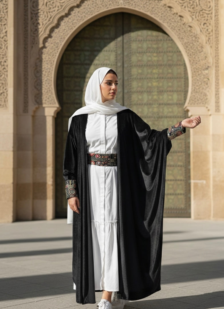 Ramadan Kaftan in Black color