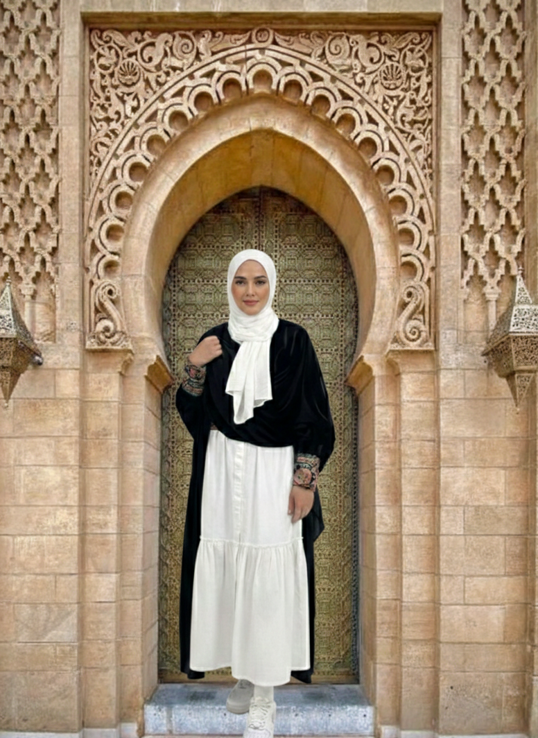 Ramadan Kaftan in Black color