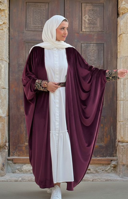 Ramadan Kuftan in Purple color