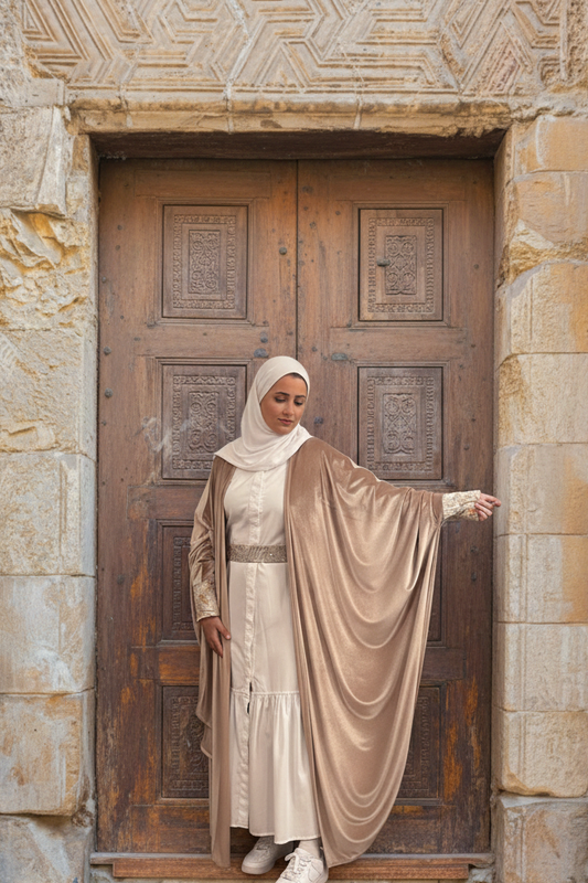 Ramadan Kuftan in champagne