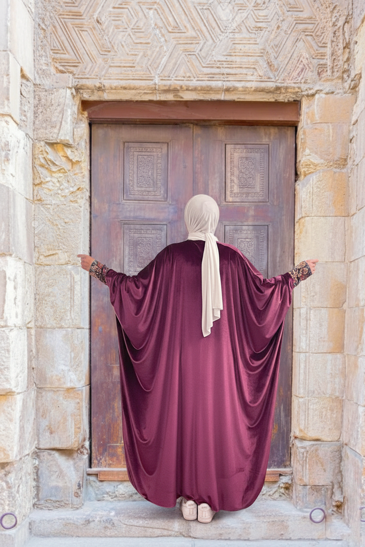 Ramadan Kuftan in Purple color